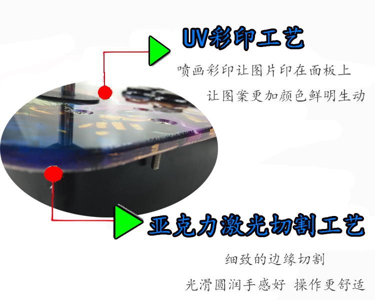 Rocker Dash Rocker Không trì hoãn Arcade Rocker Máy tính Rocker Arcade Game Rocker 97 King of Fighters - Cần điều khiển tay cam ps3